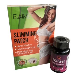 LOT SLIMMING PATCH + NIGHT FAT BURNER – Minceur Jour & Nuit 100% Naturelle