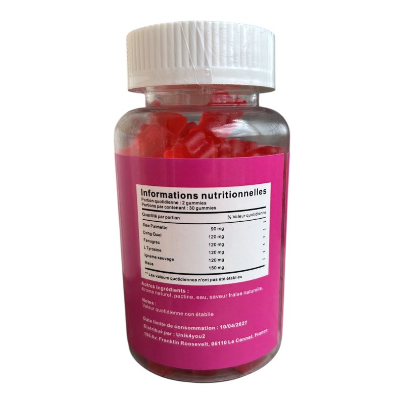 BOOTY GUMMIES Végan – Formule 2025