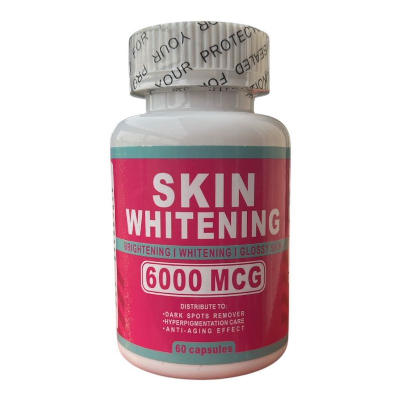 LOT GLUTATHION 500 mg + SKIN WHITENING Détox, Éclat de la peau & Teint uniforme