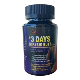 3 DAYS Hip & Big Butt Caps- capsules naturelles