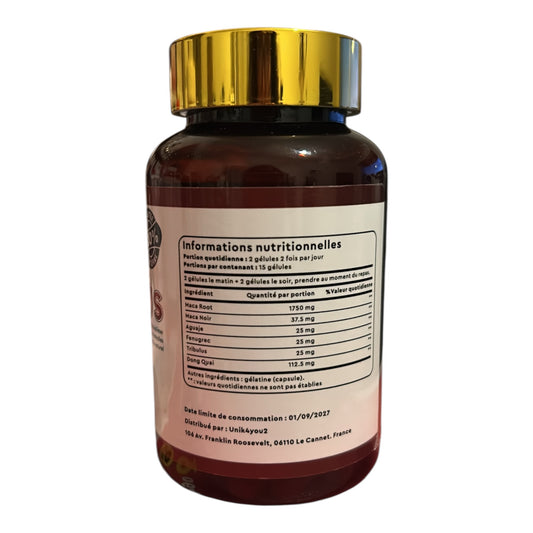 MACA GÉLULES 1750 mg spécial booty & courbes