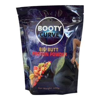 BOOTY CURVE 400 g – Poudre Protéinée 100 % Naturelle pour Galber et Tonifier les Fessiers