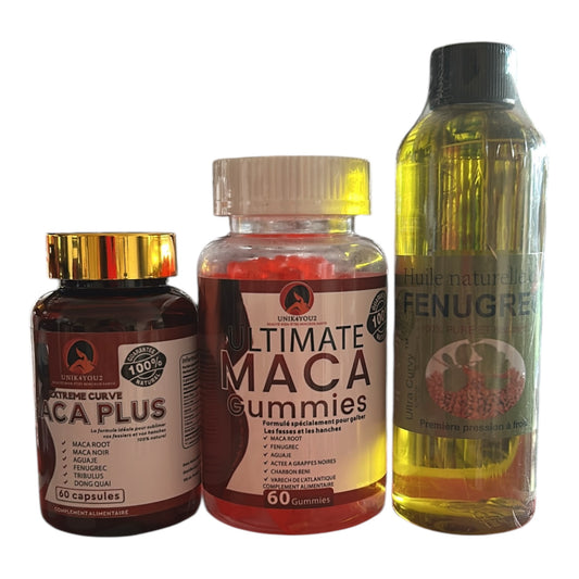 KIT MACA BOOTY - volume fessiers + courbes