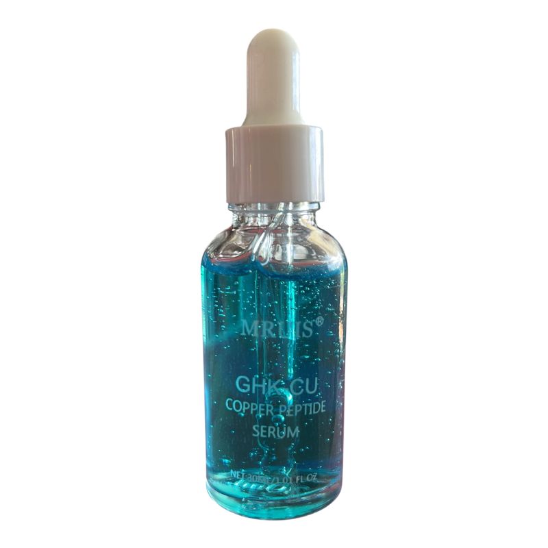 GHK-CU Peptide Sérum 30 ml – Sérum Anti-Âge & Éclat | Collagène & Microneedling