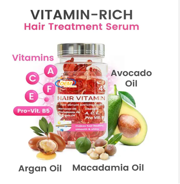 CHEVEUX DUO FORCE ET BRILLANCE  – Gummies Cheveux + Capsules Huiles Végétales Pré-shampoing