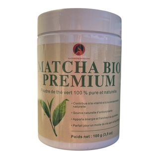 MATCHA BIO PREMIUM – Grade AAAA -Thé Vert Japonais Cérémonial 100 g | Énergie Naturelle, Antioxydants & Brûle-Graisse