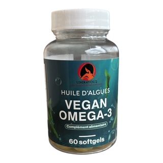 OMEGA 3 VEGAN - à l’Huile d’Algues – 643 mg