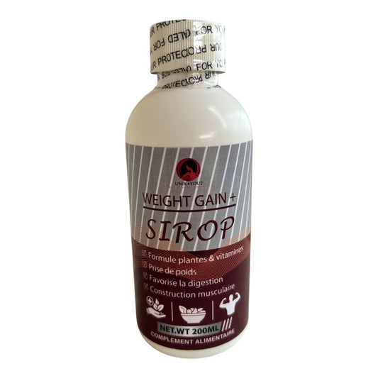 SIROP PRISE DE POIDS 200 ml – Maca & Fenugrec