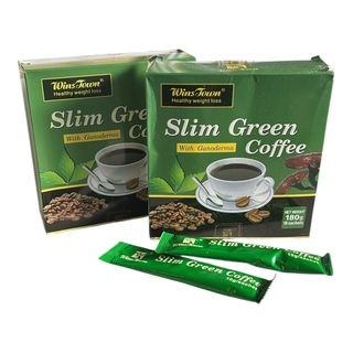 LOT DE 2 SLIM GREEN COFFEE – Boisson minceur 100% naturelle | Café vert, lotus, ginseng, L-carnitine & psyllium