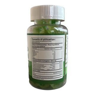 HYDROLYZED COLLAGEN Gummies – Peptides de collagène - Multi Collagène Types I, II, III, V & X | Vitamines + Kératine | Exclusivité UNIK4YOU2
