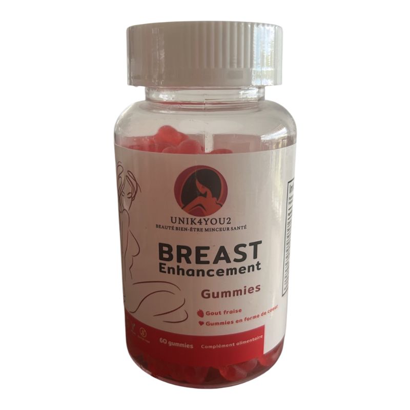 BREAST GUMMIES – Fenugrec, Maca, Saw Palmetto & Wild Yam - Routine Beauté de la Poitrine -  100% Plantes