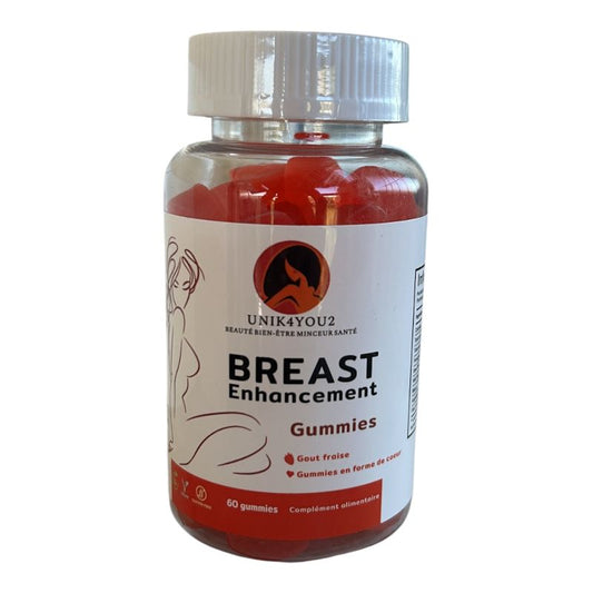 BREAST ENHANCEMENT – Gummies Naturels pour Sublimer la Poitrine