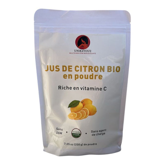 LEMON JUICE POWDER un jus de citron en 1 cuillère, desserts, porridge, yaourts