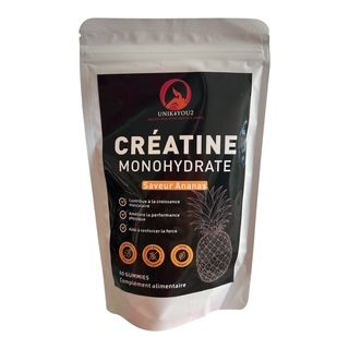 CREATINE MONOHYDRATE GUMMIES – 3000 mg Saveur Ananas