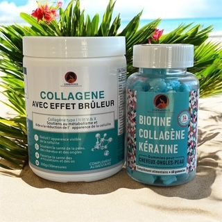 KIT BEAUTE Peau & Cheveux – Collagène, Biotine, Kératine & Vitamines