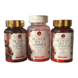 KIT MACA 7500 Mg de maca root - Gummies & Gélules Hautement Dosées | Routine Complète Courbes & Silhouette