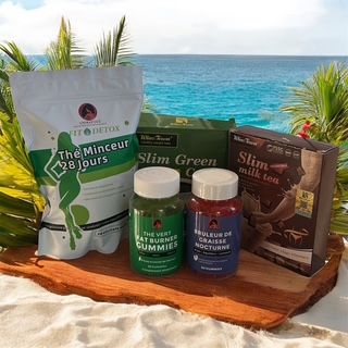 KIT MINCEUR 1 MOIS – Programme Détox & Brûle-Graisse Jour & Nuit