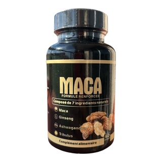 MACA Capsules – Formule Renforcée 7 Ingrédients Naturels