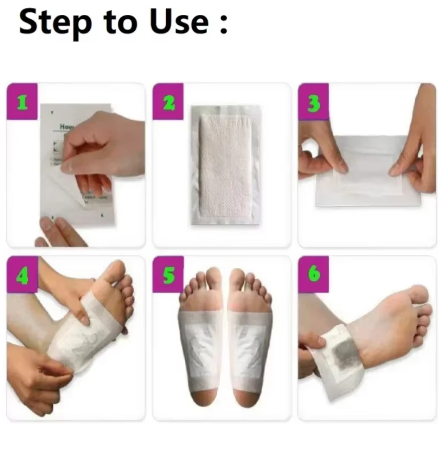 PATCH DETOX pieds 10 patchs a base de plantes - Bien-être et vitalité naturelle