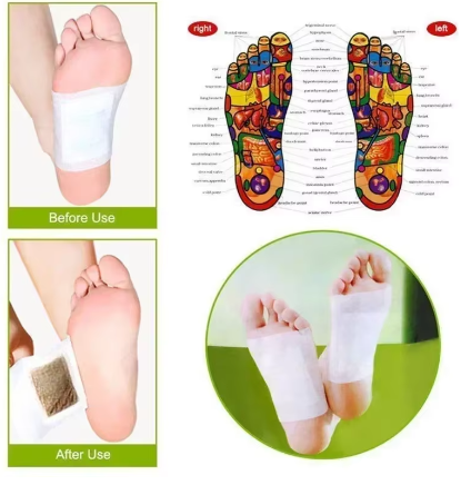 PATCH DETOX pieds 10 patchs a base de plantes - Bien-être et vitalité naturelle