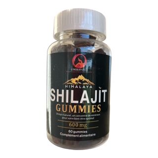 SHILAJIT GUMMIES – Vitalité brute de l’Himalaya | 600 mg Bio, Vegan & Naturel