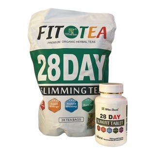 KIT MINCEUR 28 JOURS – Résultats dès la 1ʳᵉ semaine | Thé Fitotea + Slim Fit Tablets 100% plantes