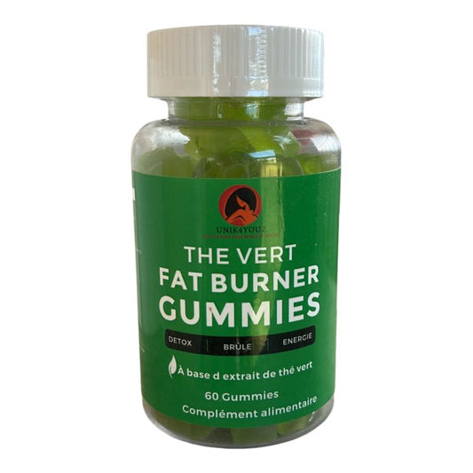THE VERT FAT BURNER GUMMIES – Brûleur de Graisses Naturel, Détox & Coupe-Faim Vegan