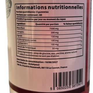 ULTIMATE MACA GUMMIES – 7500 mg Maca Root Ultra Concentrée | Courbes, Vitalité & Équilibre Hormonal