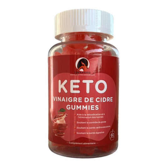 Vinaigre de Cidre Gummies Végan – Digestion, Perte de Poids & Beauté