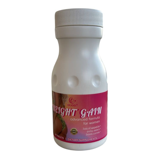 WEIGHT GAIN Tablettes – Formule Avancée Femme | Booste l'appétit & Courbes Naturelles